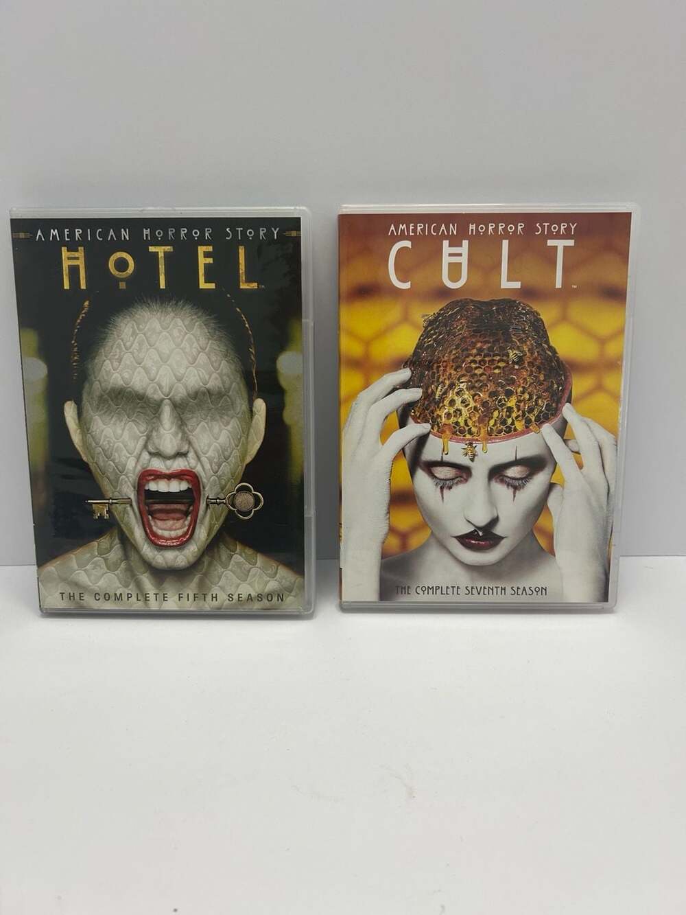 American Horror Story Hotel Season 5 and Cult Season 7 DVD Set